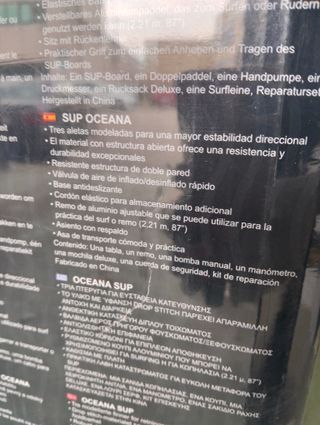 Tabla de paddle surf inflable BESTWAY  kayak de 3,30 m