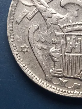 50 Pesetas 1957 *59 Dos Plumas