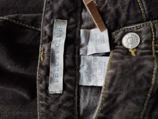 Gonna jeans marrone taglia L