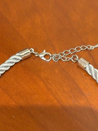 Collar Corazón Filigrana plateado