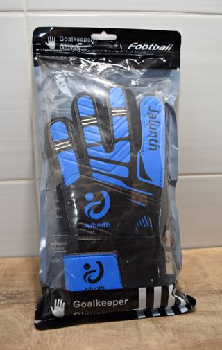 GUANTES DE PORTERO PARA NIÑOS EN COLOR AZUL