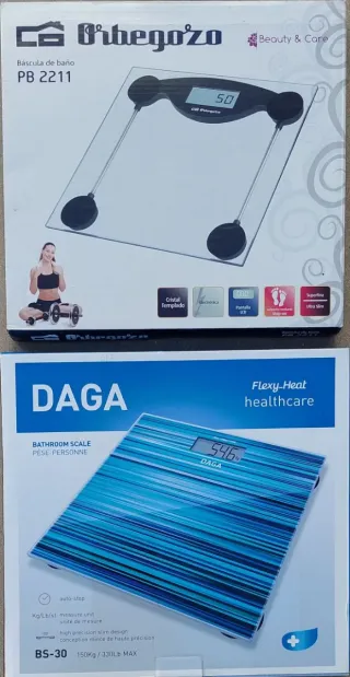 Bilancia da bagno digitale Orbegozo PB 2211 e Daga BS-30