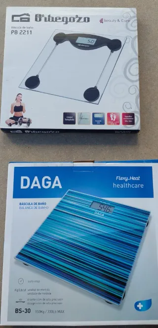 Bilancia da bagno digitale Orbegozo PB 2211 e Daga BS-30