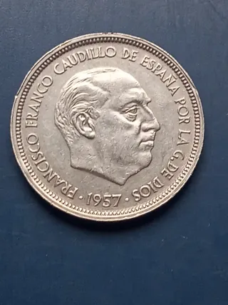 50 Pesetas 1957 *60