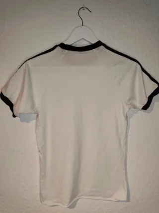 Camiseta Adidas Originals Rayas Retro Blanca