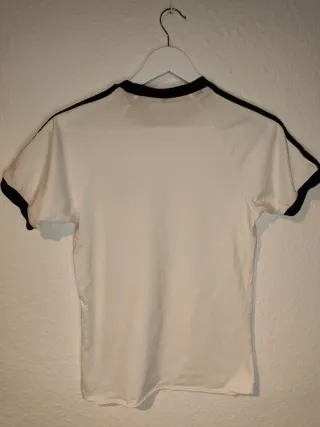 Camiseta Adidas Originals Rayas Retro Blanca