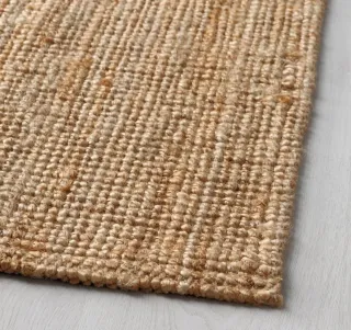 Alfombra de Yute Ikea Beige/Marrón 160x230