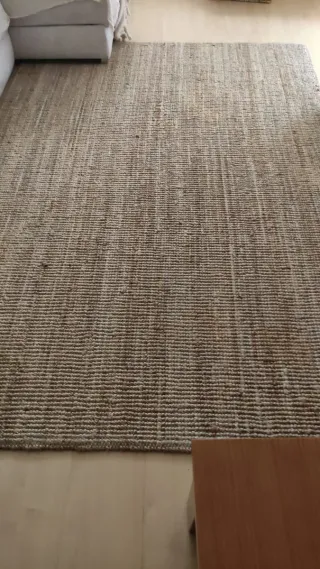 Alfombra de Yute Ikea Beige/Marrón 160x230