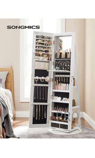 Joyero con 6 LEDs SONGMICS