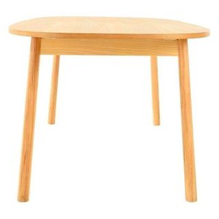 Mesa de Comedor Rectangular con Madera de Fresno