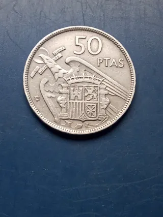 50 Pesetas 1957 *60 "Dos Plumas"
