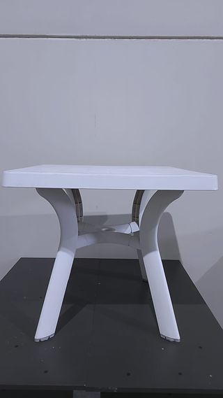 Mesa de Plástico Blanca 78x78x71