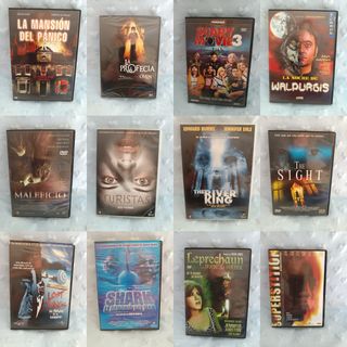 Lote 12 Películas Terror DVD