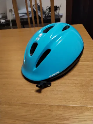 Casco bici infantil Btwin azul