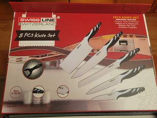 Juego 5 Cuchillos Swiss Line Switzerland