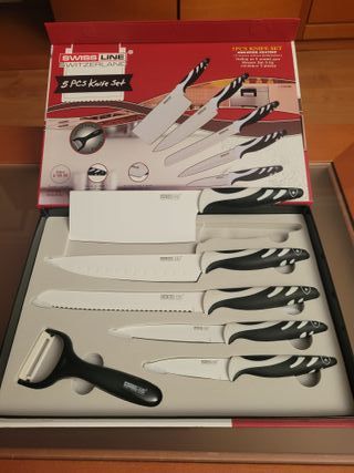 Juego 5 Cuchillos Swiss Line Switzerland