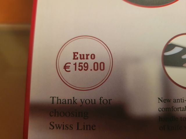 Juego 5 Cuchillos Swiss Line Switzerland