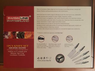 Juego 5 Cuchillos Swiss Line Switzerland