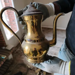 Jarra plata y Bronce Antigua