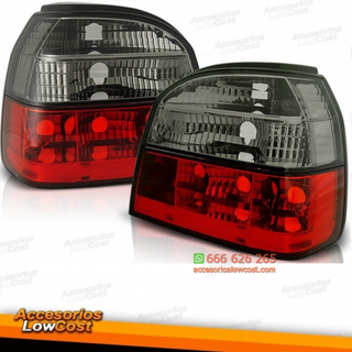 PILOTOS TRAS.  TRASEROS GOLF 3, 98-01- CRISTAL RO