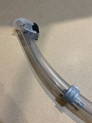 Tubo Snorkel Cressi Seal Dry Transparente