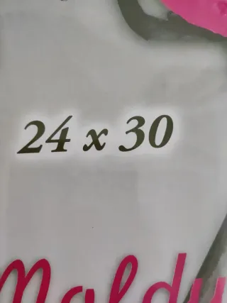 Marco de madera con cristal