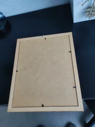 Marco de madera con cristal