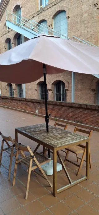 Mesa y 4 Sillas Exterior