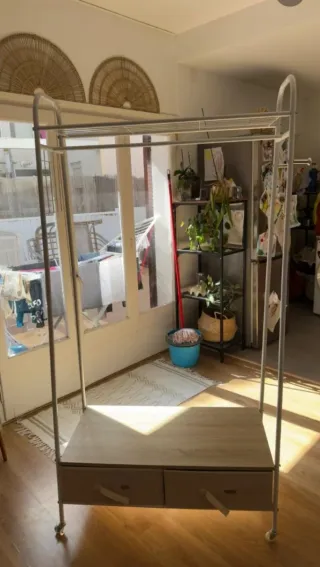 Burra - Colgador -  Perchero en Metal y Madera