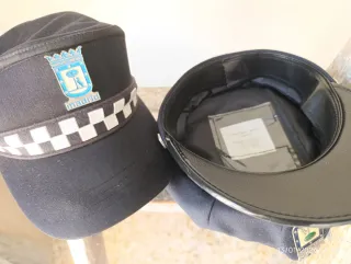 2 Gorras Policía Municipal Madrid Antiguas