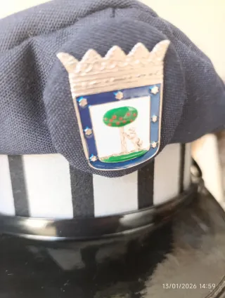2 Gorras Policía Municipal Madrid Antiguas