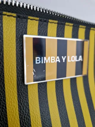 Bolso Bimba y Lola Rayas Amarillo y Negro