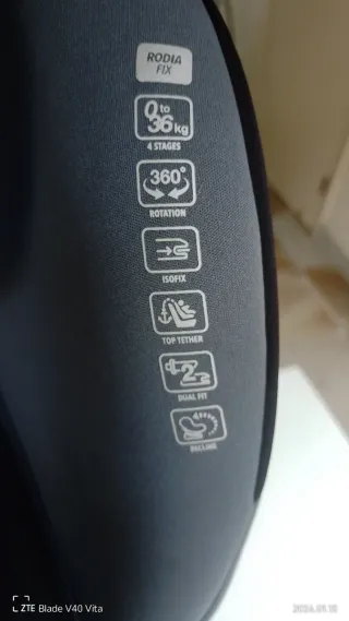 Silla coche bebé 0-36 kg Isofix