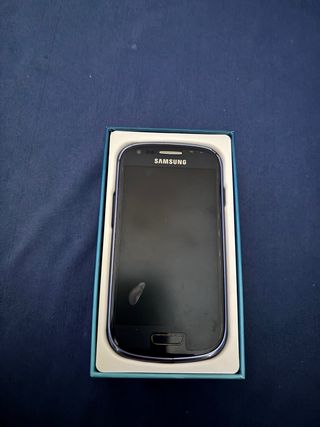 Móvil Samsung s3 mini en color azul