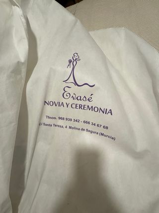 Vestido de novia precioso de gasa talla 52 (novia)