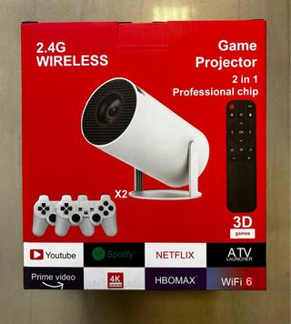 Proyector Gaming 4K WiFi 6 - ¡NUEVO A ESTRENAR!