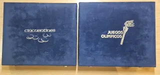 2 Estuches Expositor Monedas Azul