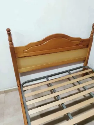Estructura Cama Madera y Metal