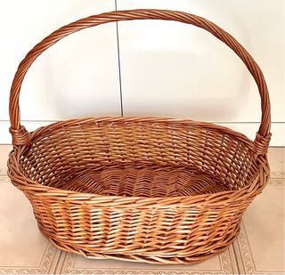 Cesto vimini con manico