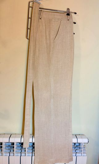 Traje Lino Beige Purificación García