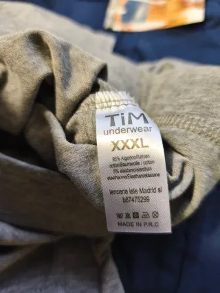 6 Calzoncillos TIM Boxer Talla XXXL