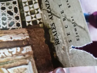 Cartel Reales Alcázares de Sevilla