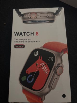 Reloj Inteligente Watch 8 Ultra Naranja/Plata
