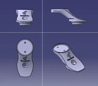 Soporte compatible Twonav Terra para ebike Cube