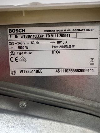 Secadora Bosch Maxx 8 Sensitive