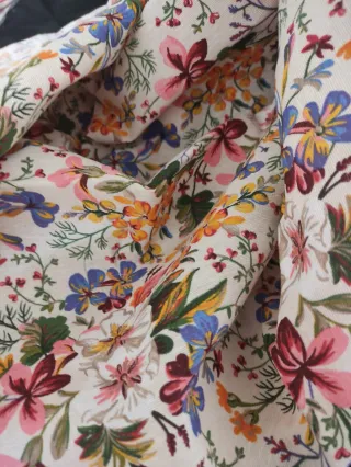 Retal de tela floral