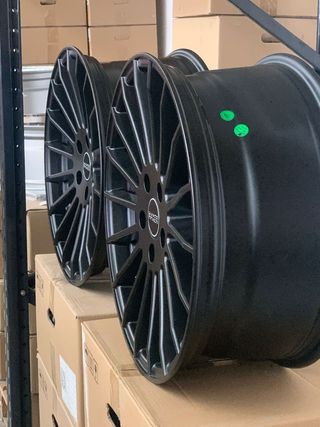 4 llantas tipe alpine 8.5X19 Y 9.5X19 5X120 BLACK