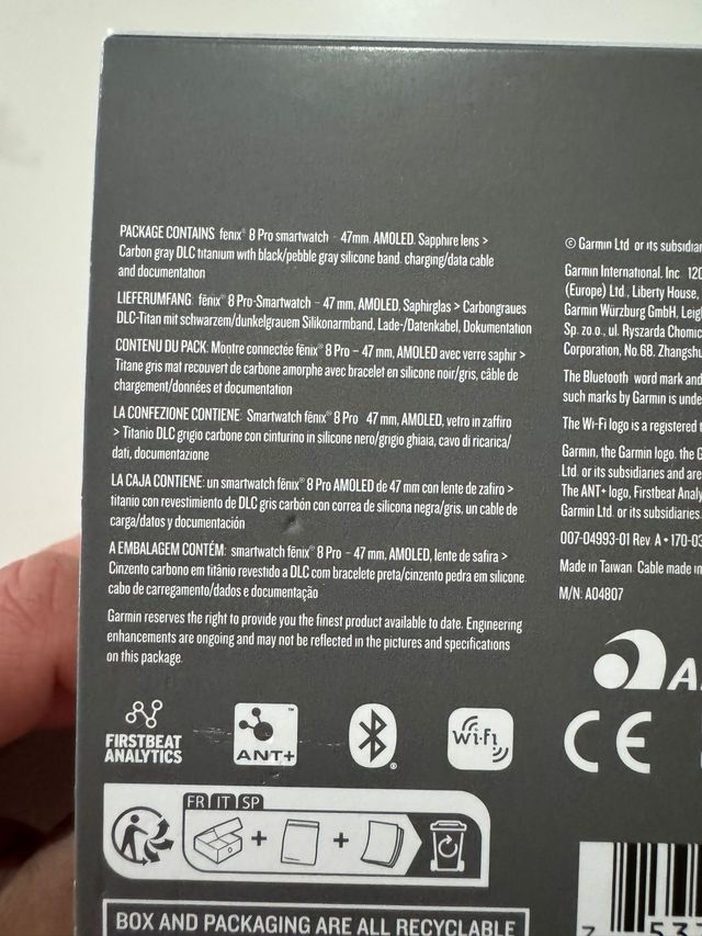 Garmin Fenix 8 Pro 47mm nuevo a estrenar