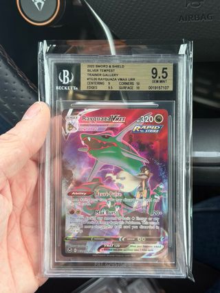 Carta Pokémon Rayquaza VMAX URR 9.5 BGS