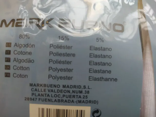 12 Pares Calcetines Hombre Blanco